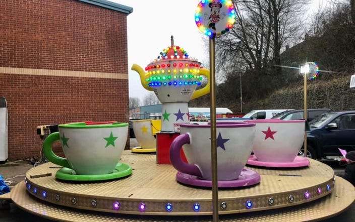 Tea cup amusement ride hire Northern Ireland, Belfast, Derry, Londonderry, Craigavon, Newtownabbey, Castlereagh, Lisburn, Ballymena, Lurgan, Portadown, Newtownards, Newry, Carrickfergus, Antrim, Coleraine, Omagh, Larne, Bandbridge, Armagh, Dungannon, Enniskillen, Cookstown, Limavady, Downpatrick, Ballymoney,  Magherafelt, Portrush, Ballycastle, Maghera, 